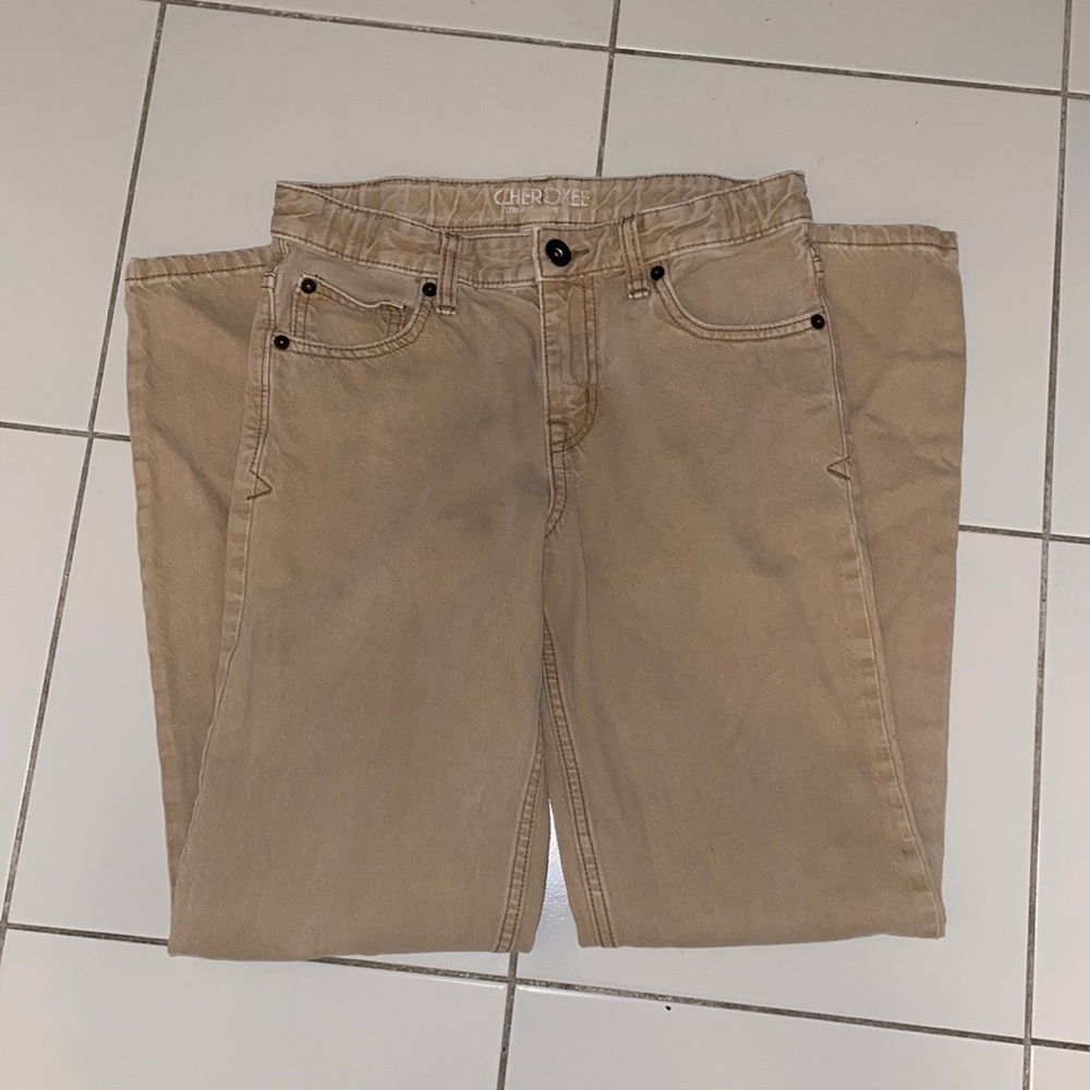 Boy’s Cherokee Khaki Pants (With Adjustable Waistband)